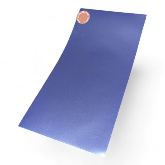 Sandras-Bastelladen - Pearl - Kerzen Verzierwachsplatte - 200 x 100 x 0,5mm Stahlblau Stahlblau