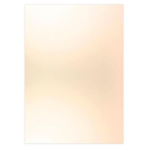 Sandras CardDeco Satin-Spiegelkarton DIN A4  250g/m²  - 6 Bögen Metallic Champagner Metallic Champagner