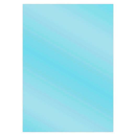 Sandras CardDeco Satin-Spiegelkarton DIN A4  250g/m²  - 6 Bögen Metallic Hellblau Metallic Hellblau