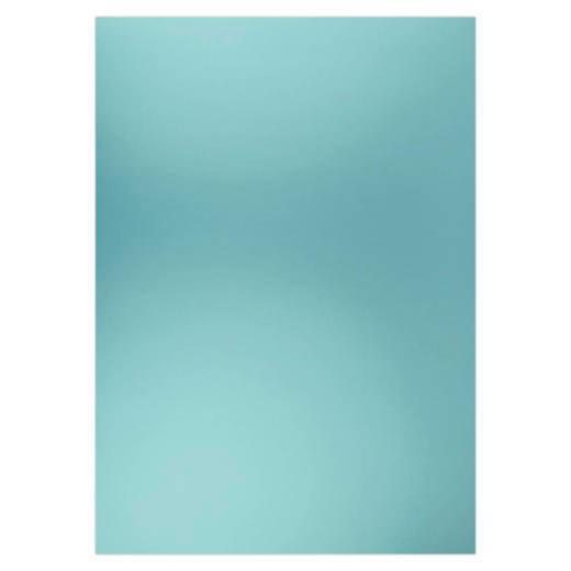 Sandras CardDeco Satin-Spiegelkarton DIN A4  250g/m²  - 6 Bögen Metallic Petrol Metallic Petrol