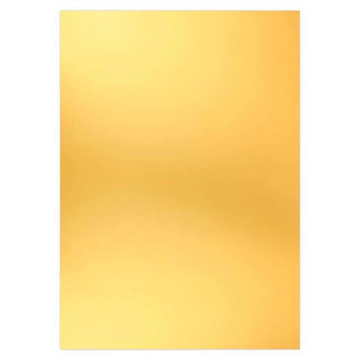 Sandras CardDeco Satin-Spiegelkarton DIN A4  250g/m²  - 6 Bögen Metallic Warm Gold Metallic Warm Gold
