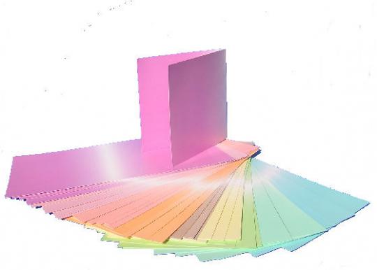 Shadow-Farbverlauf 135x270mm (quadratisch) / 45 Kartenpapiere 