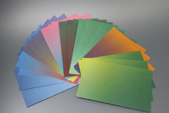 Shadow-Farbverlaufpapier A5 - Two Tone 24 Blatt 180g 