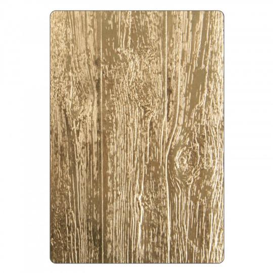 Sizzix 3-D Texture Fades Embossing Folders - Holz by Tim Holtz 