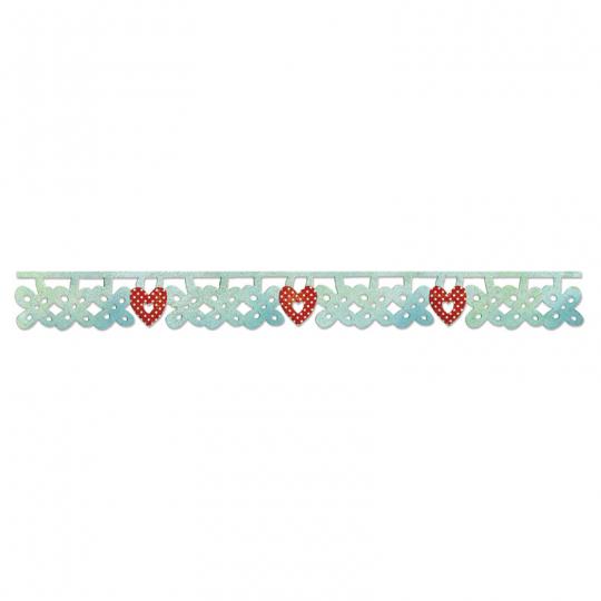 Sizzix Sizzlits Decorative Strip Stanzer - Flower & Heart Charms by Scrappy Cat 