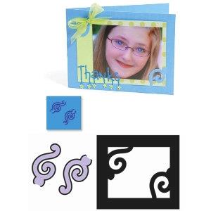 Sizzix Stanzer Movers & Shapers Magnetic  - Ornament Photoecken / 2 Stk. 