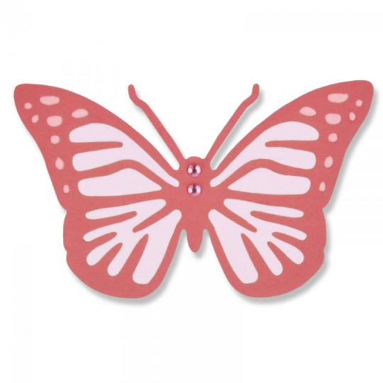 Sizzix Thinlits Stanzer - 1tlg - Detaillierter Vintage Schmetterling by Sophie Guilar 