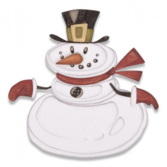 Sizzix Thinlits Stanzer Set 11tlg. - Mr. Schneemann, Colorize by Tim Holtz 