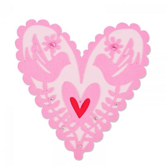 Sizzix Thinlits Stanzer - Von Herzen  by Emily Atherton 