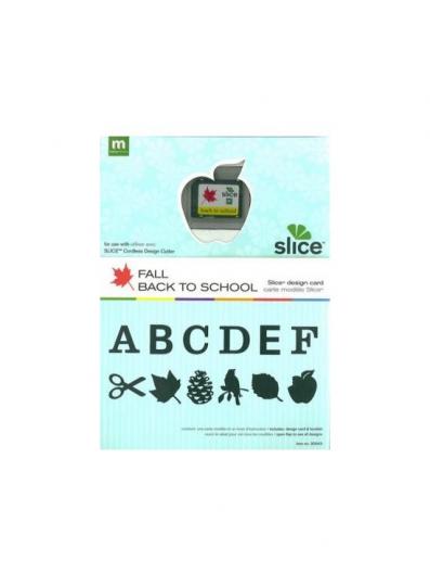 Slice design card fall/back to school 14,6X22 