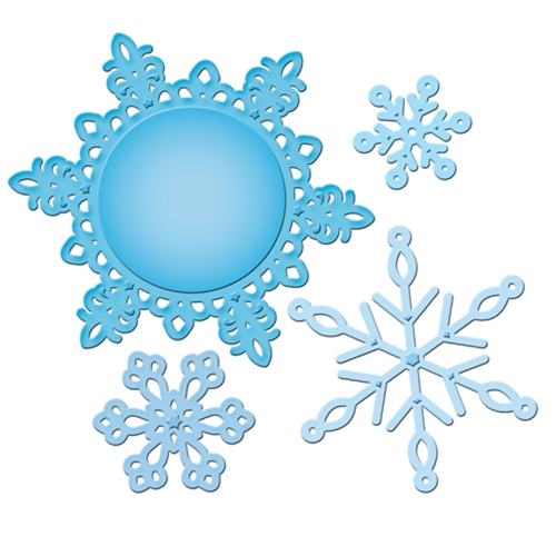 Spellbinders Shapeabilities Stanz- & Prägeschablone Snowflake Pendant Stanzer 