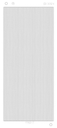 Spiegel-Stickerbogen Fein Linien Platinum 100 x 230mm Gold Gold