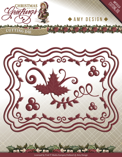 Stanzschablone - Amy Design - Christmas Greetings - Weihnachtskarten Set 