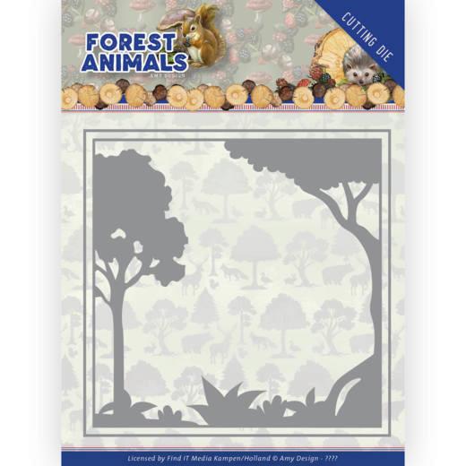 Stanzschablone - Amy Design - Forest Animals - Waldrahmen 