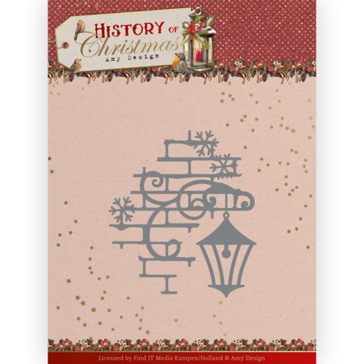 Stanzschablone - Amy Design - History of Christmas - Weihnachts Laterne 