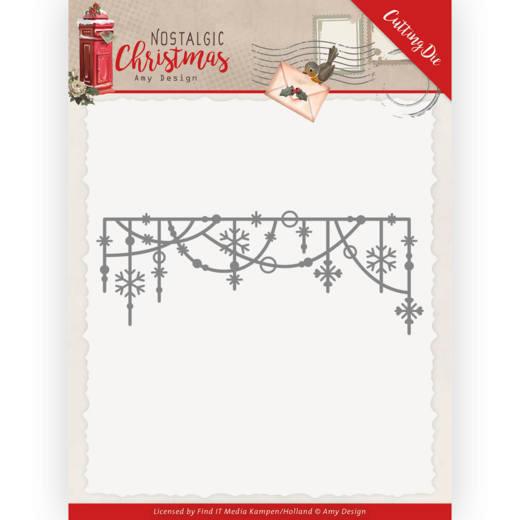 Stanzschablone - Amy Design - Nostalgic Christmas - Hängende Schneeflocken 