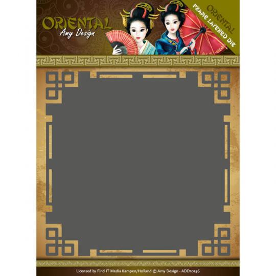 Stanzschablone - Amy Design - Oriental - Orientalischer Rahmen 