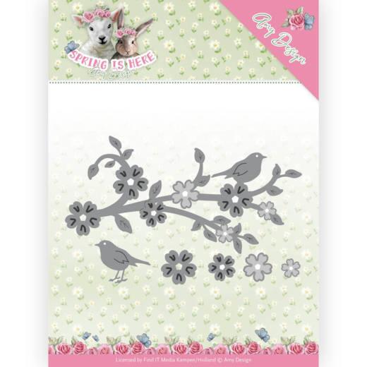 Stanzschablone - Amy Design - Spring is Here - Blumenzweig 