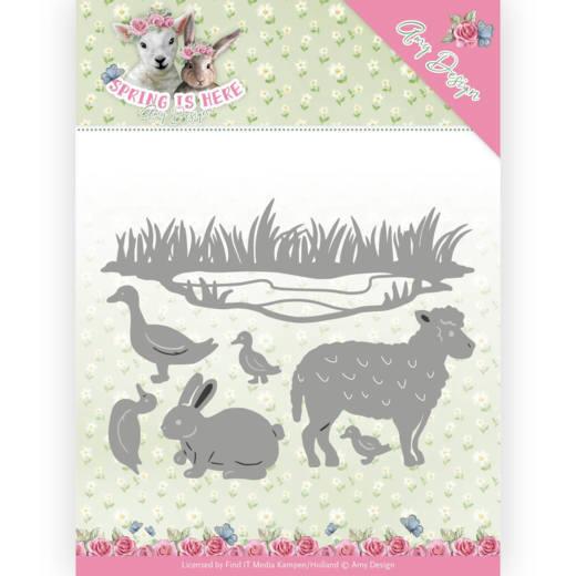 Stanzschablone - Amy Design - Spring is Here - Frühlings Tiere 