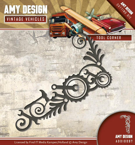 Stanzschablone - Amy Design - Vintage Vehicles - Tool Corner 