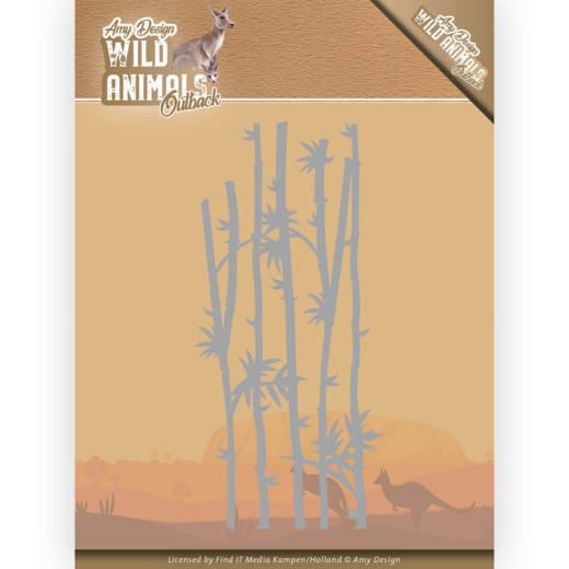 Stanzschablone - Amy Design - Wild Animals Outback - Bambuss 