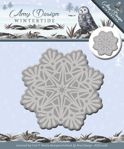 Stanzschablone - Amy Design - Wintertide - Eiskristall 