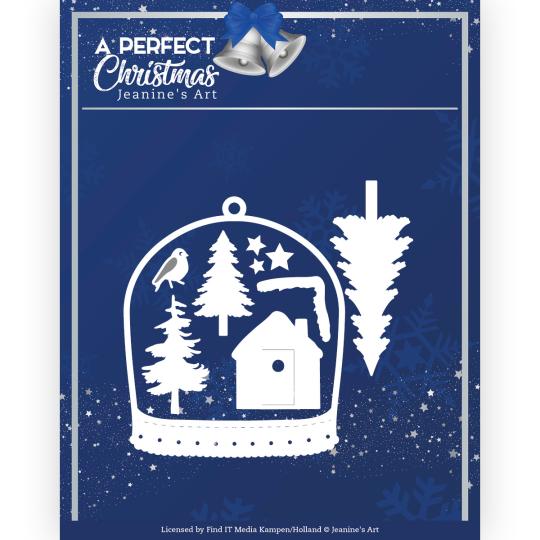 Stanzschablone - Jeanines Art - A Perfect Christmas - Weihnachts Ornament 