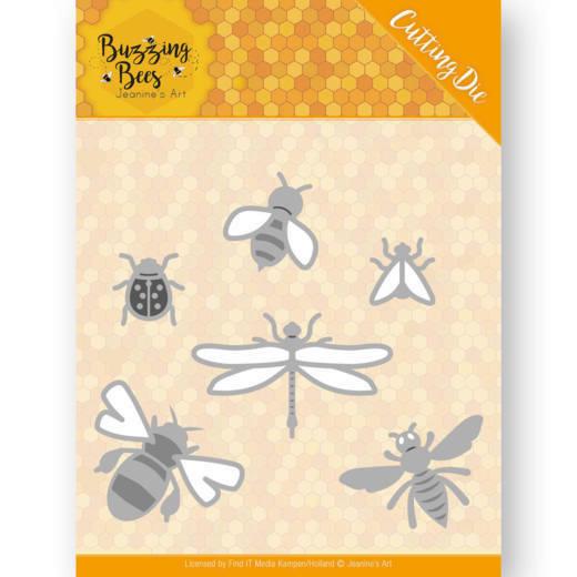 Stanzschablone - Jeanines Art - Buzzing Bees - Insekten 