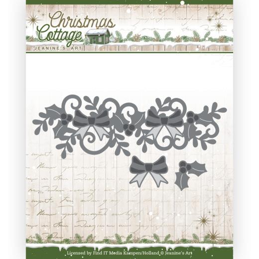Stanzschablone - Jeanines Art - Christmas Cottage - Weihnachts Swirl Borde 