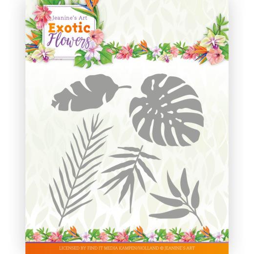 Stanzschablone - Jeanines Art - Exotic Flowers - Exotic Blätter 