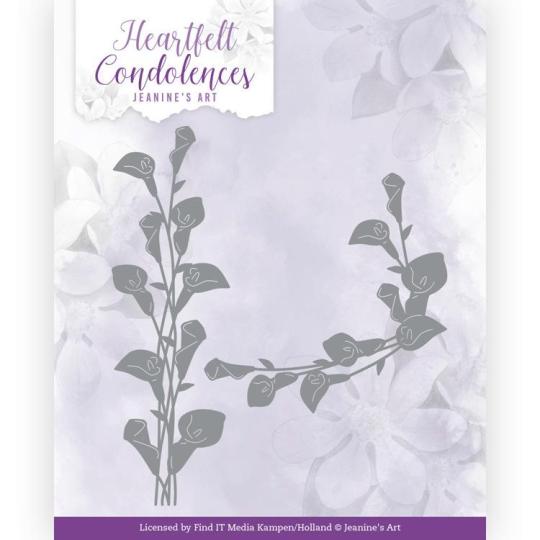 Stanzschablone - Jeanines Art - Heartfelt Condolences - Calla 