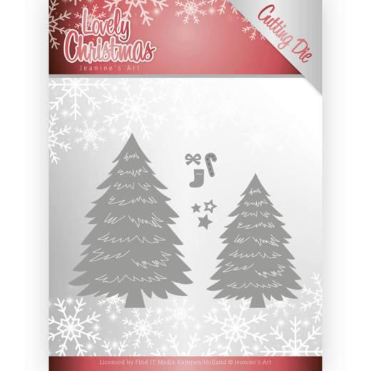 Stanzschablone - Jeanines Art - Lovely Christmas - Weihnachts Tanne 