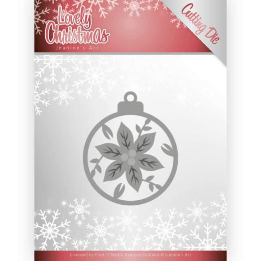 Stanzschablone - Jeanines Art - Lovely Christmas - Weihnachtskugel 