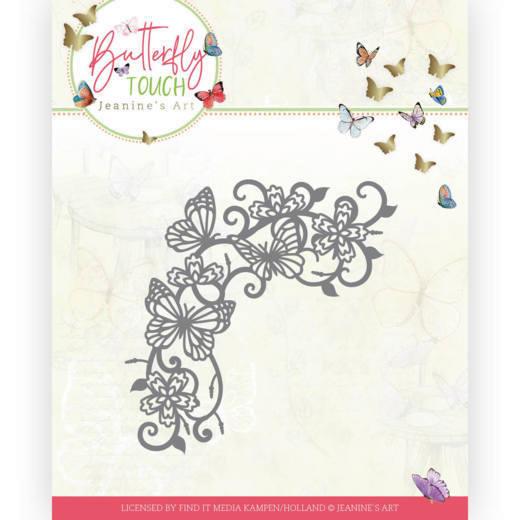 Stanzschablone - Jeanines Art - Schmetterling Touch - Swirls und Schmetterlinge 