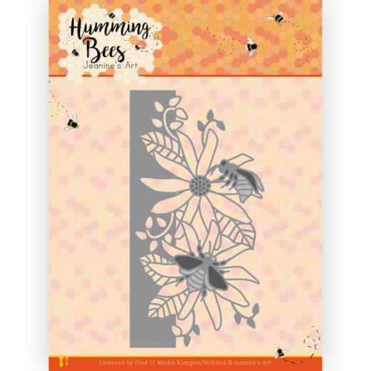 Stanzschablone - Jeanines Art - Summende Bienen - Blumen Bordüre 