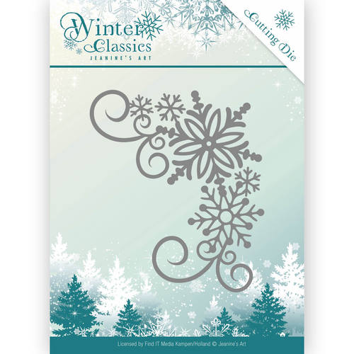 Stanzschablone - Jeanines Art - Winter Classics - Winter Ecke 