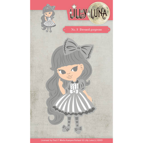 Stanzschablone - Lilly Luna - Dressed Gorgeous 
