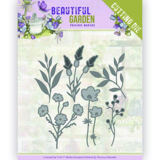 Stanzschablone - Precious Marieke - Beautiful Garden - Blumen Bouquet 