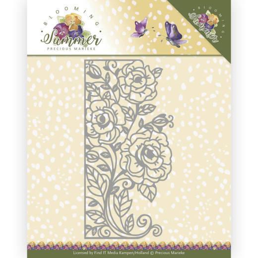 Stanzschablone - Precious Marieke - Blooming Summer - Rosen Kante 