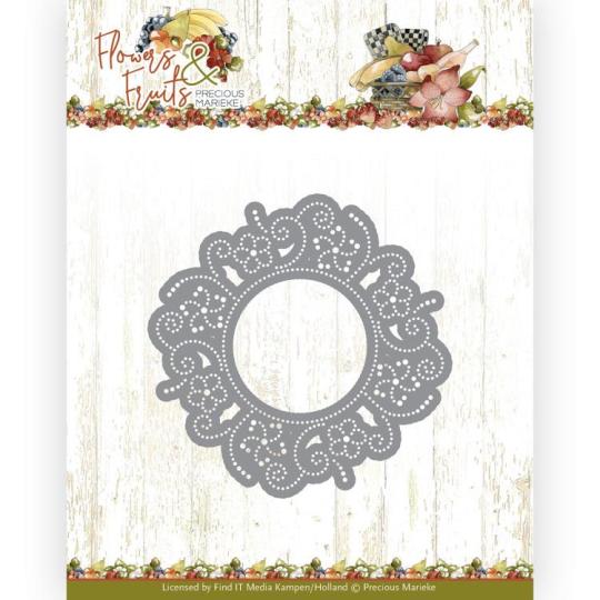 Stanzschablone - Precious Marieke - Flowers and Fruits - Blumen Kreis 