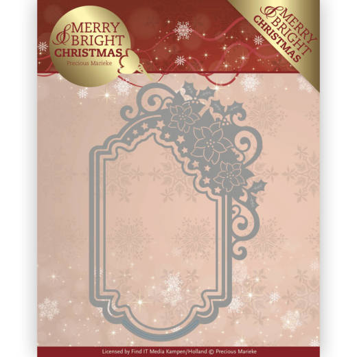 Stanzschablone - Precious Marieke - Merry and Bright Christmas - Weihnachtsstern Ornament 