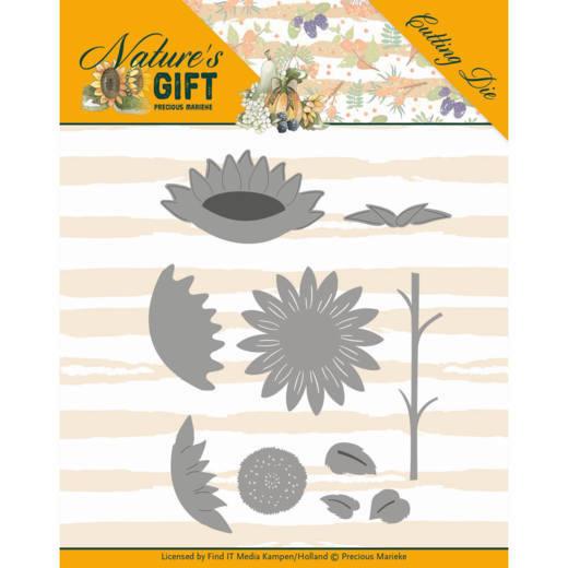 Stanzschablone - Precious Marieke - Nature's Gift - Sonnenblume 