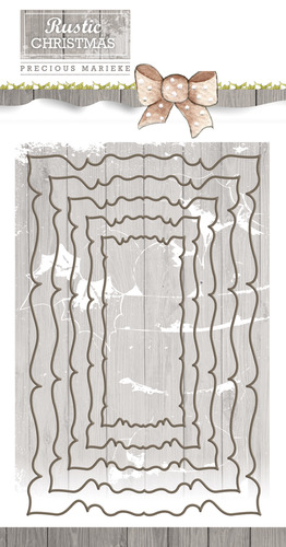 Stanzschablone - Precious Marieke - Rustikal - Rahmen Rustikal 