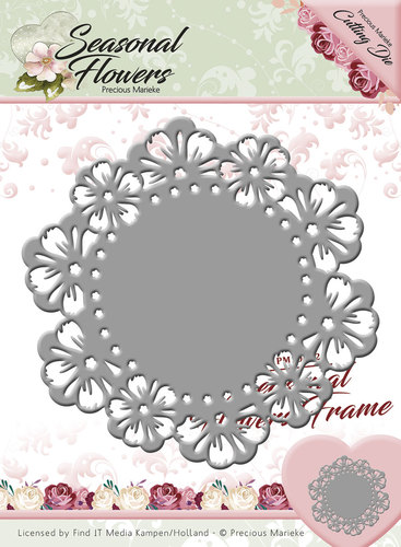 Stanzschablone - Precious Marieke - Seasonal Flowers - Blumendeckchen 