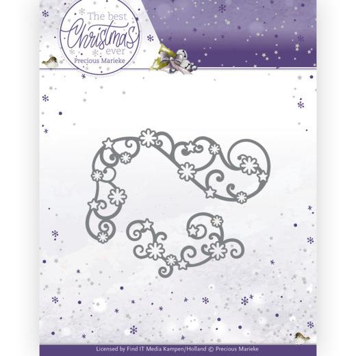 Stanzschablone - Precious Marieke - The Best Christmas Ever - Sternenwirbel 