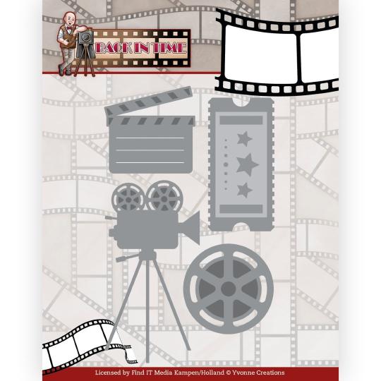 Stanzschablone - Yvonne Creations - Big Guys - Back in Time - Film 