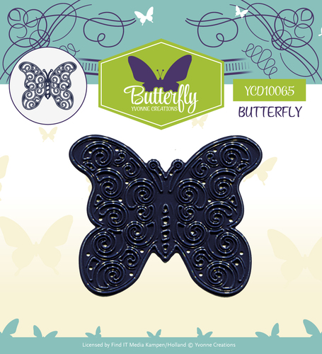 Stanzschablone - Yvonne Creations - Butterfly  - Schmetterling 