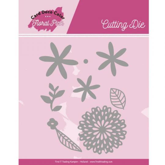 Stanzschablone - Yvonne Creations - Floral Pink - Floral Pink Blumen 