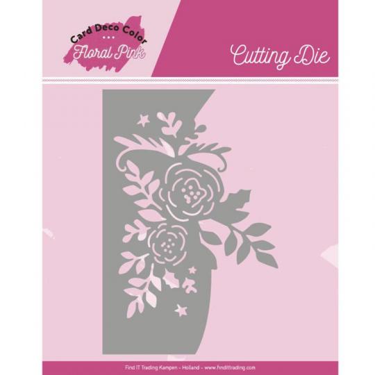 Stanzschablone - Yvonne Creations - Floral Pink - Floral Pink Rose 