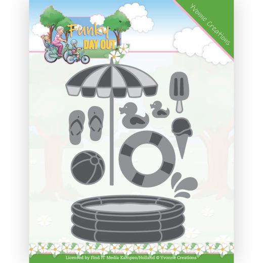 Stanzschablone - Yvonne Creations - Funky Day Out - Sommer 